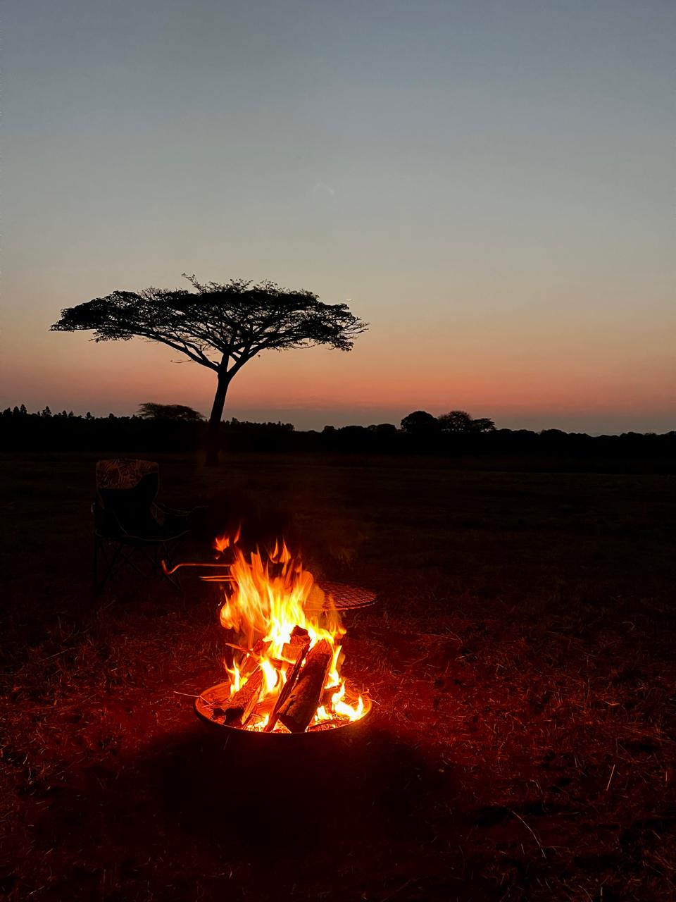 African sunset.
